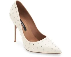 BCBGMAXAZRIA Nova-Stud Leather Pump