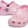 Crocs Kids Classic Glitter Clog (Toddler)